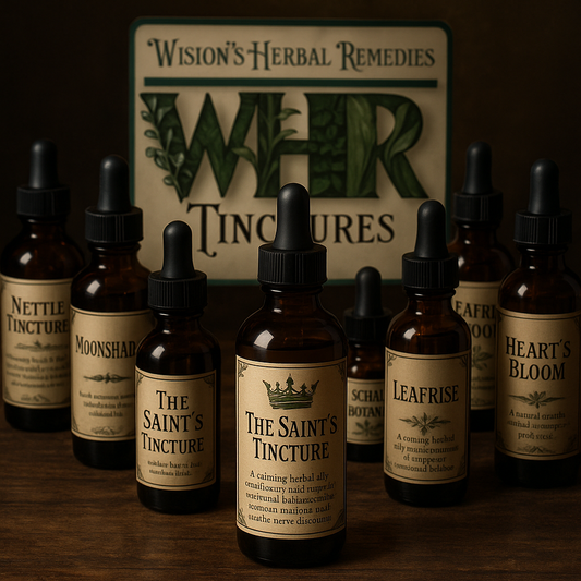 Wision’s Herbal Remedies – 2oz Tincture Bottles